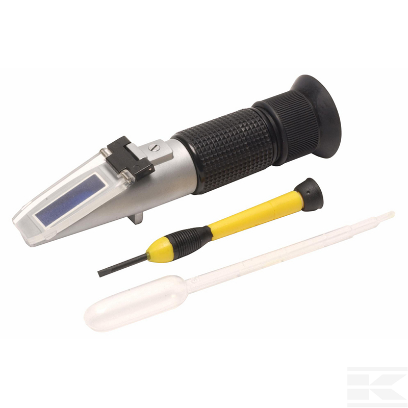 Refraktomittari Gefo akkuhappo- ja pakka