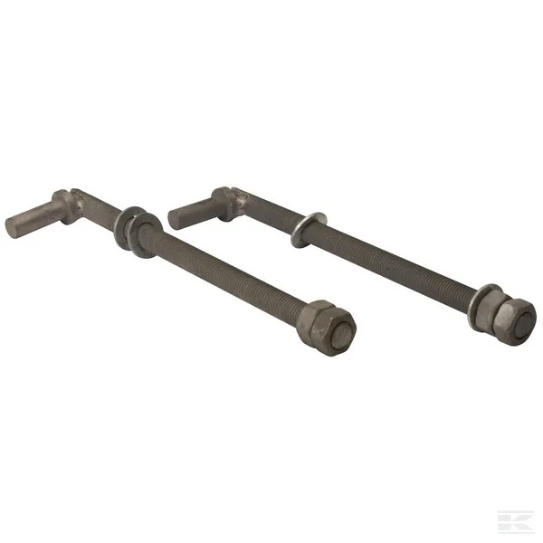 Saranasarja veräjälle, galvanoitu, 2 kpl