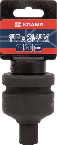 Voimahylsyadapterit 1 x 3/4