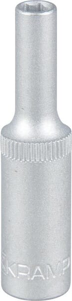 Hylsy pitkä 1/4 6-kulmainen 4 mm