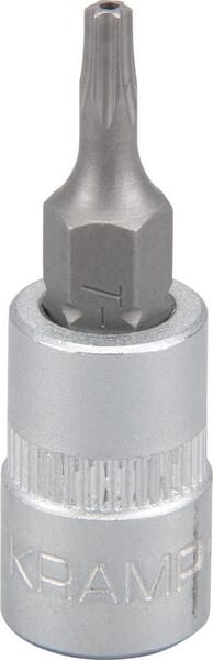 Kuusiokolokärkihylsy 1/4 TORX TX 9