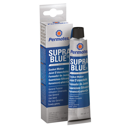 Permatex supra blue tiivistesilikoni 80 ml