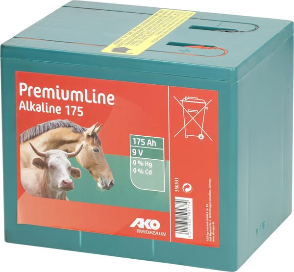 Akku, 9 V, 170 Ah, alkali