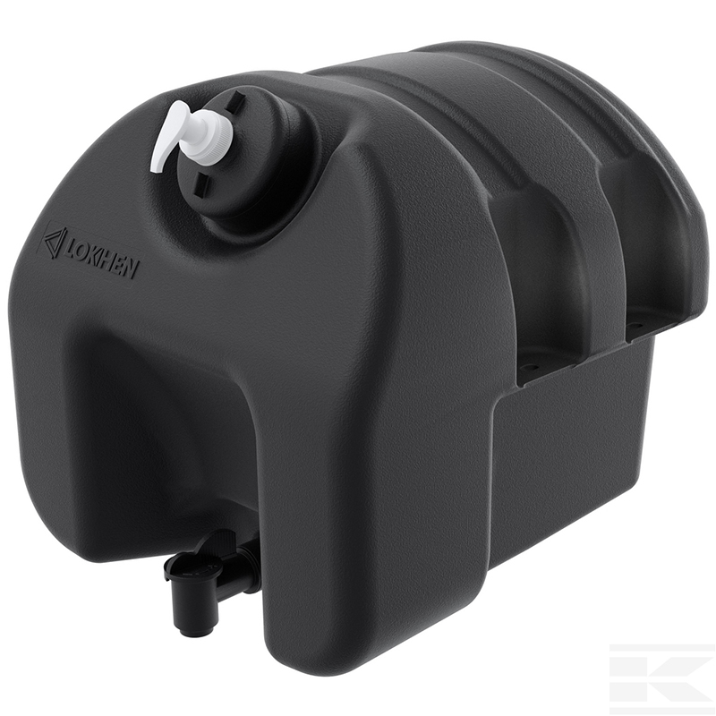 Vesisäiliö musta 18 l