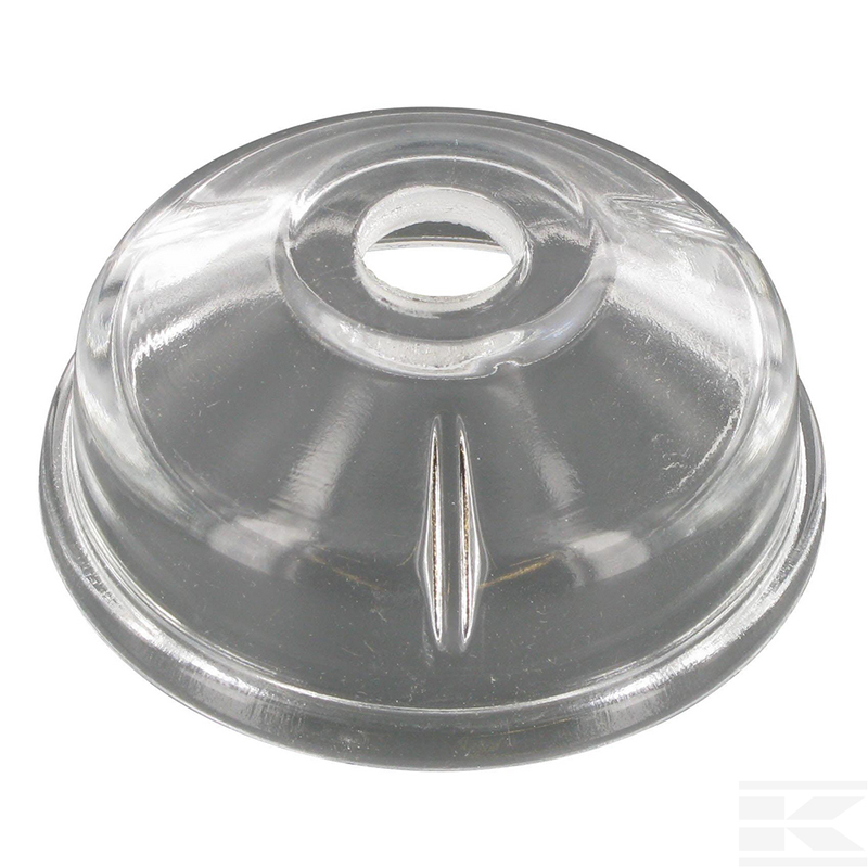 Glass filter bowl round