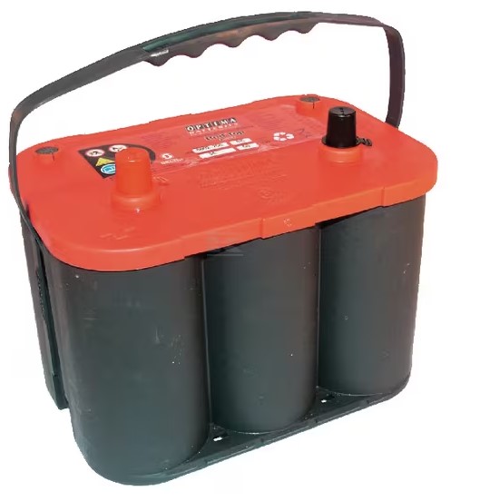 AKKU 12 V 50 AH 815 A AGM RED TOP RTS 4.