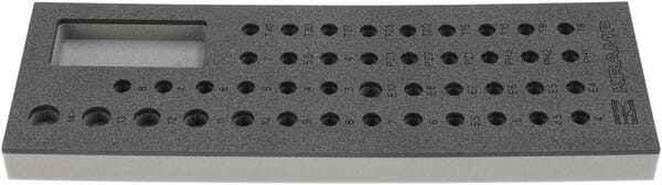 Hylsysarja 1/4 43 kpl foampohja