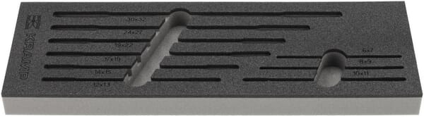 Kiintoavainsarja 9 kpl foampohja