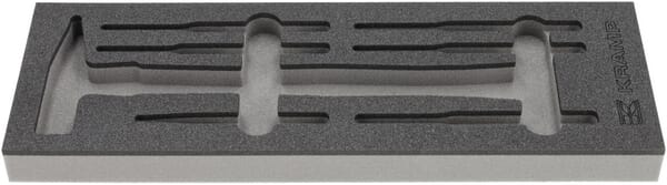 Vasara- ja lävistinsarja 7 kpl foampohja