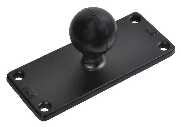 RAM C, Tasokiinnike kuulalla, suorakaide pohja 125mm x 50mm