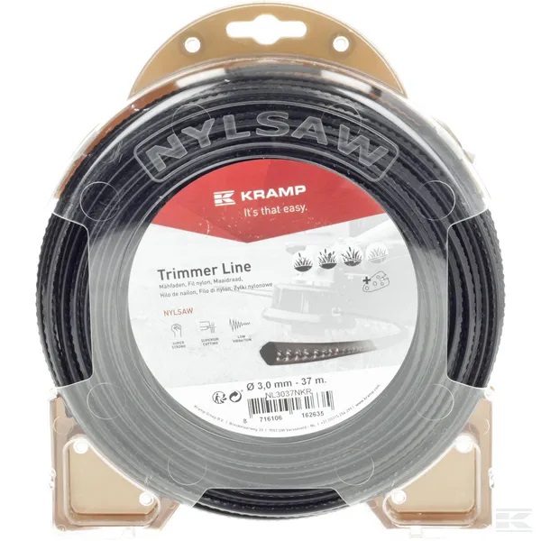 Trimmerin siima Nylsaw, Ø3mm 37m neliö 