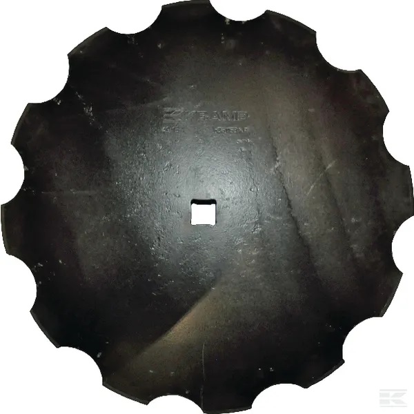 Äkeen lautanen, lovitettu, 610x5 mm, reikä 31 x 31mm