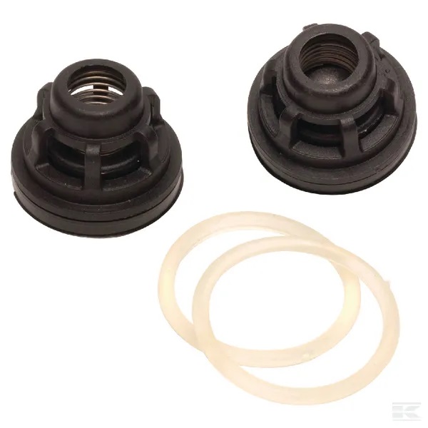 Pumpun venttiilit, 2 venttiiliä Ø46 ja tiivisteet,