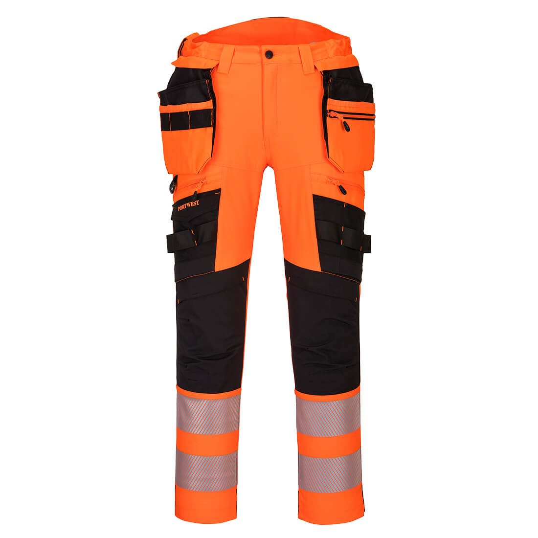 Portwest DX4 Hi-Vis stretch työhousut oranssi