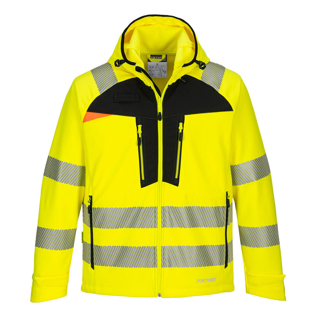 Portwest DX4 Hi-Vis Softshell Kelta/musta