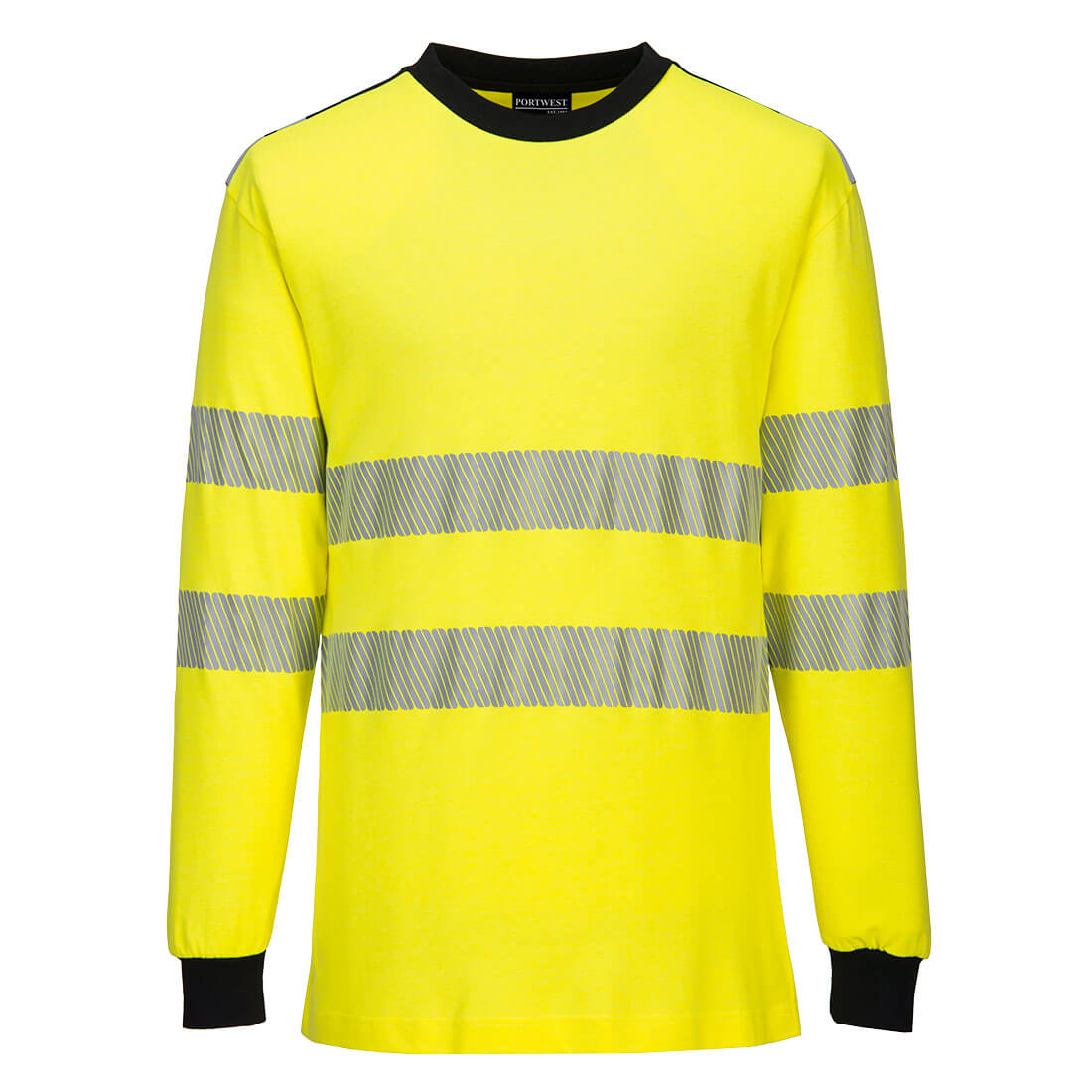 Portwest WX3 Palosuojattu Hi-Vis paita Kelta/musta