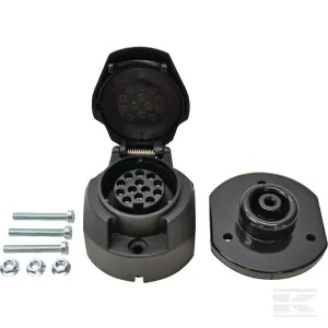 Pistorasia 13-napainen muovia