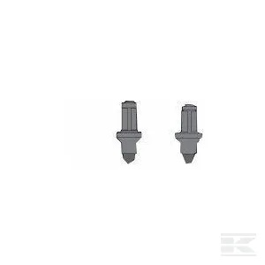 Kovametallitappi prikalla