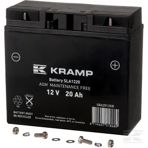 Akku, Kramp, 12 V, 20Ah, suljettu