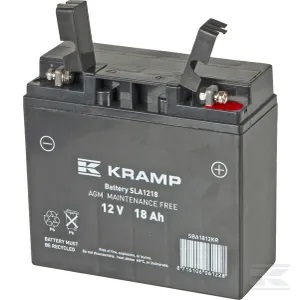 Akku, Kramp, 12V, 18Ah, suljettu