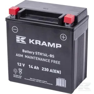 Akku, Kramp, 12V, 14Ah, suljettu
