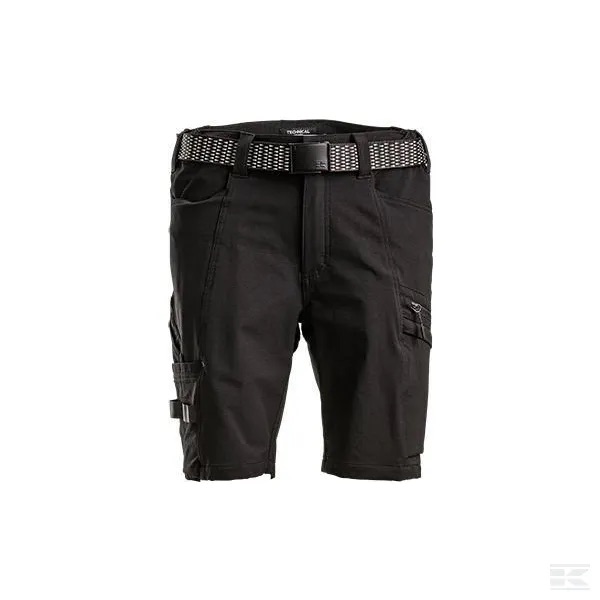 Kramp 4way stretch shortsit musta