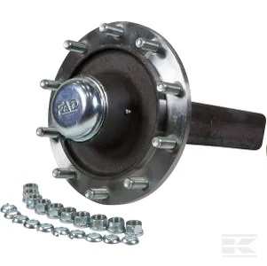 Pyörän napa, FAD, 6500 kg, 10-280-335, Ø 100 mm, 550 mm, M22x1,5 mm