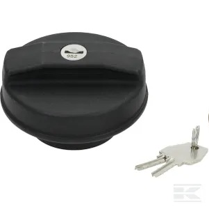 Polttoainesäiliön korkki avaimella AL113087