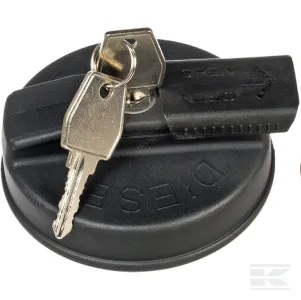 Polttoainesäiliön korkki avaimella Valtra Valmet