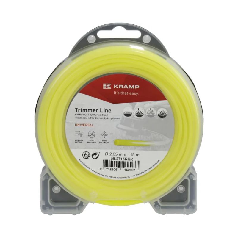 Trimmerin siima pyöreä Ø2,65 mm, 15 m