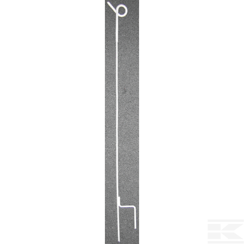 Teräspylväs valkoinen