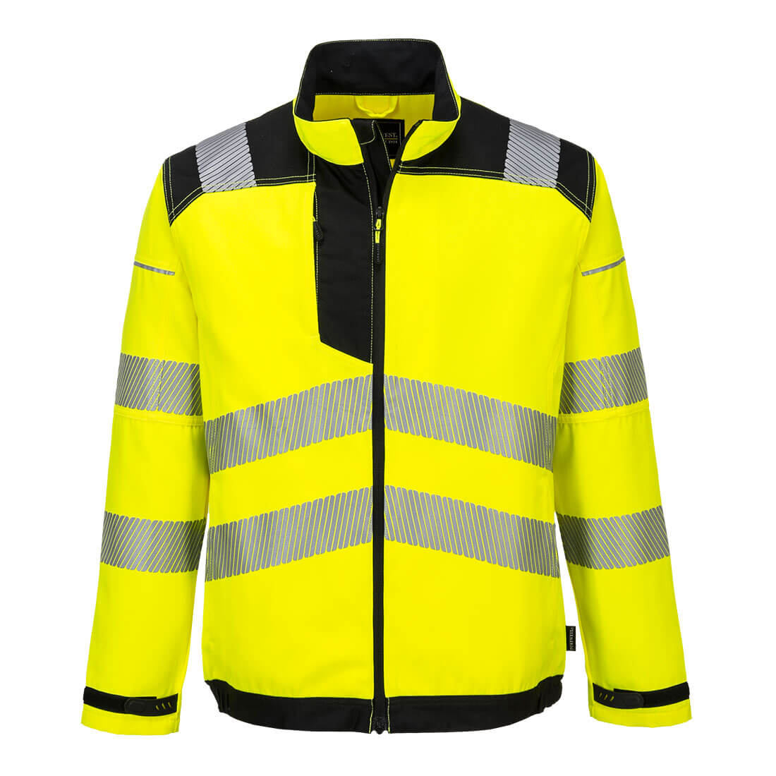 Portwest PW3 Hivis- työtakki Kelta/musta