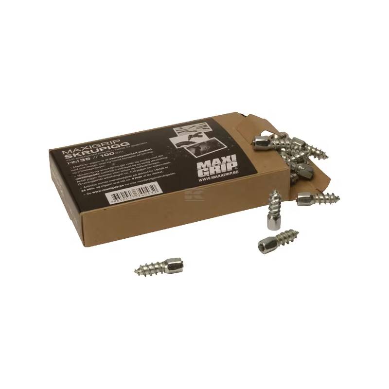 Kovametallinasta 35 mm, MaxiGrip® 100 kpl