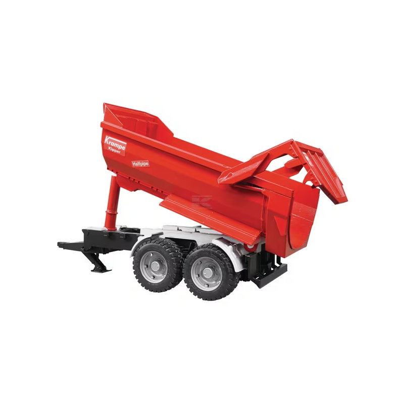 Bruder Krampe halfpipe-kippiperävaunu tandemakseli