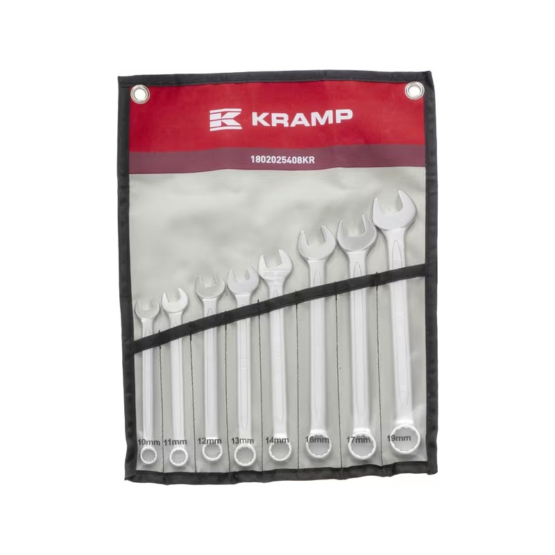 Kiintoavainsarja 8 osaa, 10-19 mm