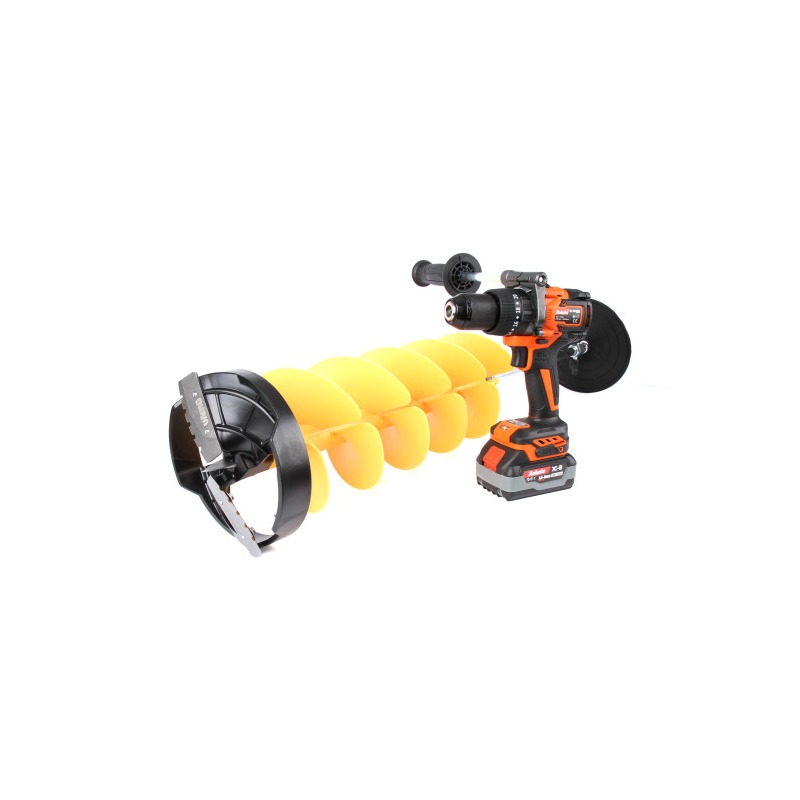 V&auml;in&ouml; komposiitti kairapaketti 200mm akkuporakoneella, laturilla ja akulla