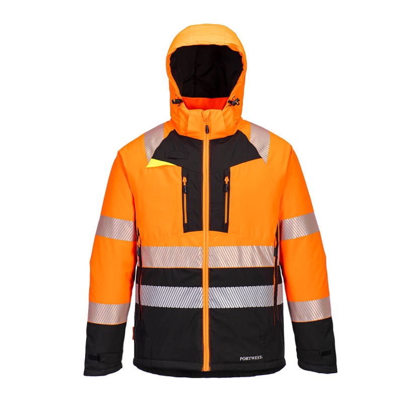 DX4 Talvitakki oranssi/musta