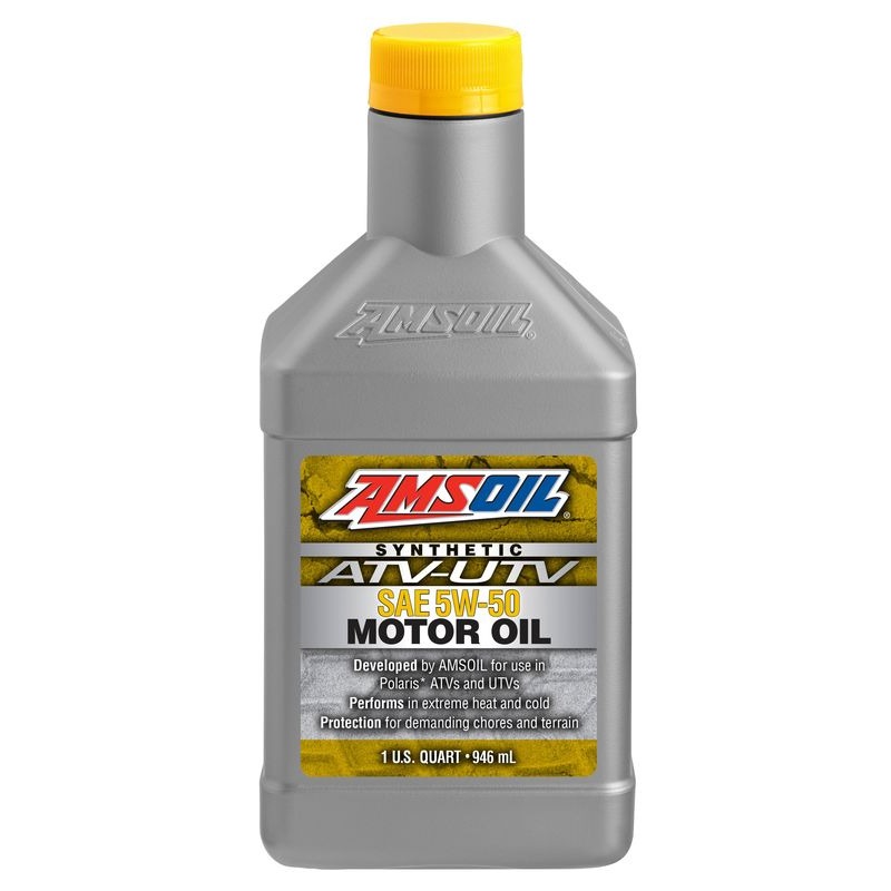 Polaris öljy 5W-50 Synthetic ATV/UTV Motor Oil 946ml AMSOIL