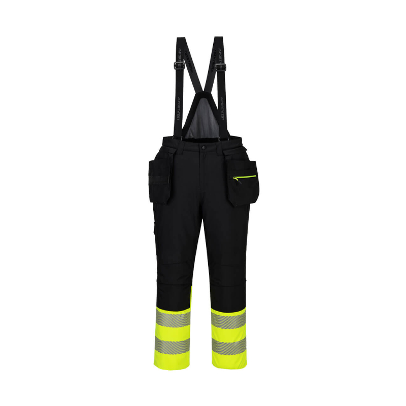 DX4 Hi-Vis luokan 1 talviavohaalarit Kelta/musta