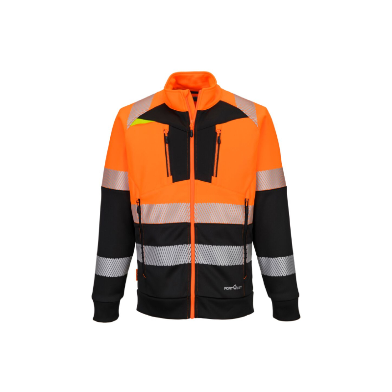 DX4 Hi-Vis vetoketjullinen Funnel Neck- collegepusero