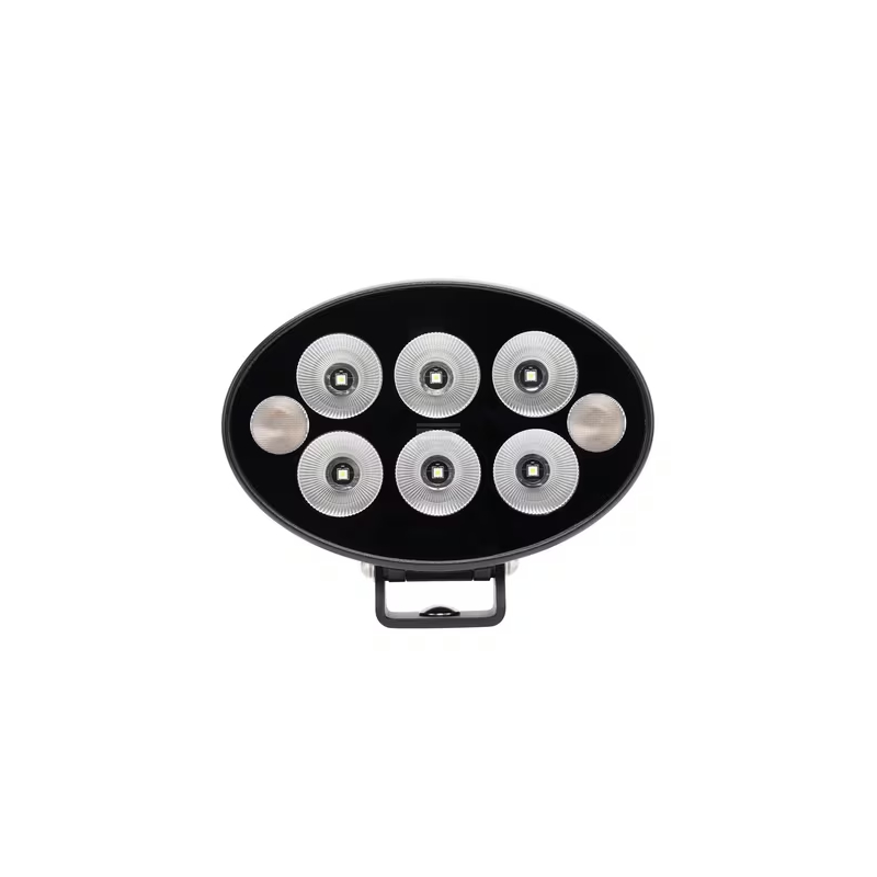 Työvalo + varoitusvalo oranssi LED, 36W, 3500lm, 12/24V, leveä valokeila