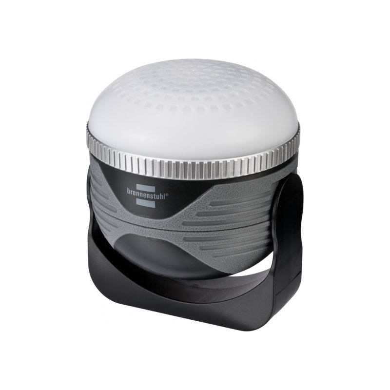 Brennenstuhl ladattava LED-retkivalaisin Bluetooth-kaiuttimella ja virtapankilla, 350 lm