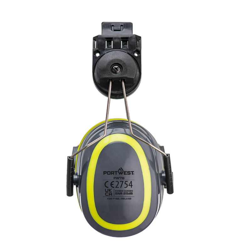 HV Extreme medium Clip-On kuulosuojaimet harmaa/keltainen