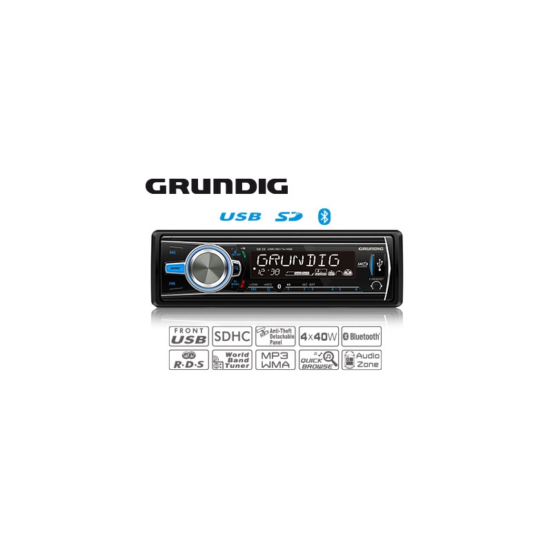 GRUNDIG GX-33 AUTOSOITIN BT+USB