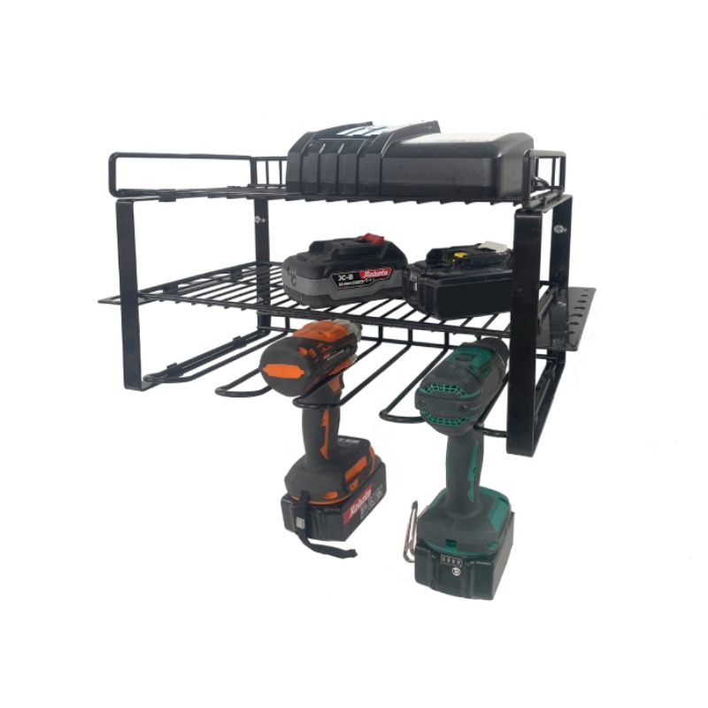 Robota akkuporakonehyllykkö 3-tasoa