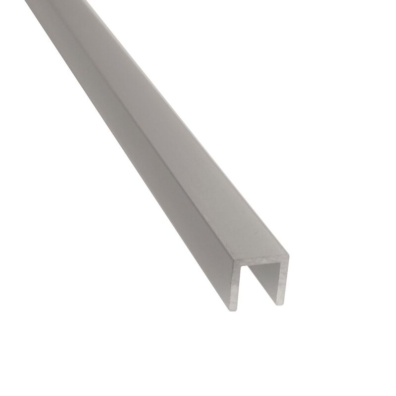 U-lista alumiini 10x10mm, pituus 2m